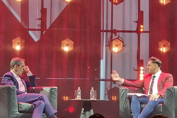 Ian Stuart (left) at Money 2020