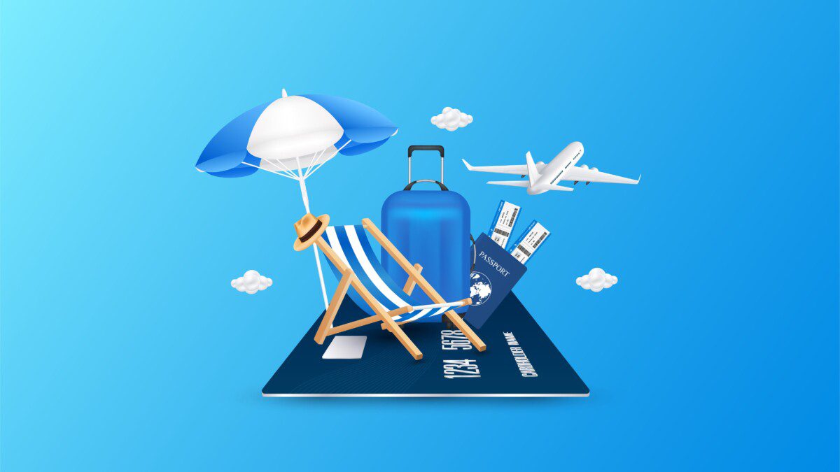 Digital illustration of payment tourism