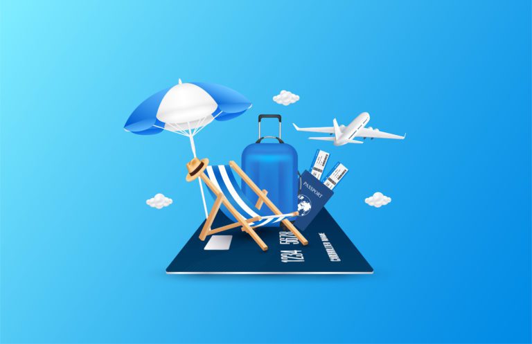 Digital illustration of payment tourism