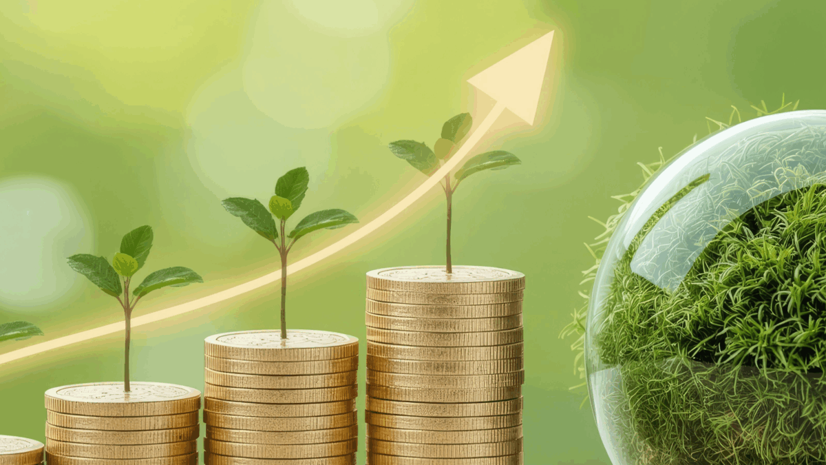 Image of growth due to sustainability