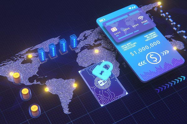 Making digital cross border payments with a mobile phone
