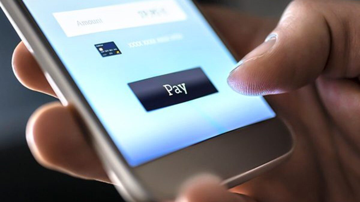 making a payment on phone