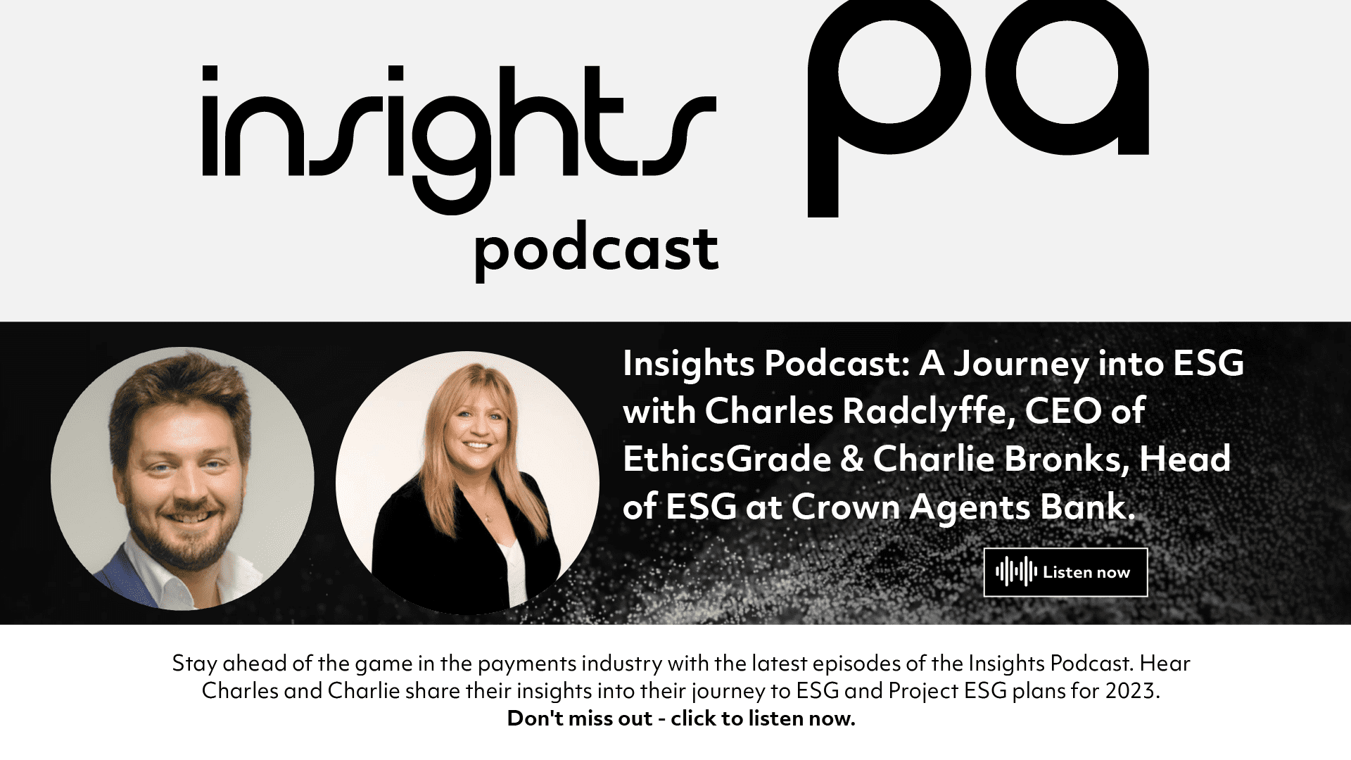 Insights Podcast A Journey into ESG with Charles Radclyffe, CEO of