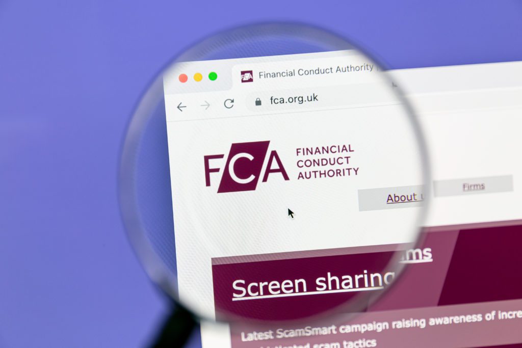 FCA logo being magnifying glass